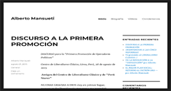 Desktop Screenshot of albertomansueti.com